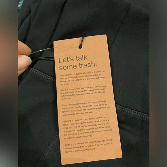 NWT Girlfriend Collective High-Rise Compression Bike Shorts - Picture 8 of 10